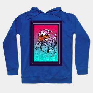 Colorful of eagle illustrations Hoodie